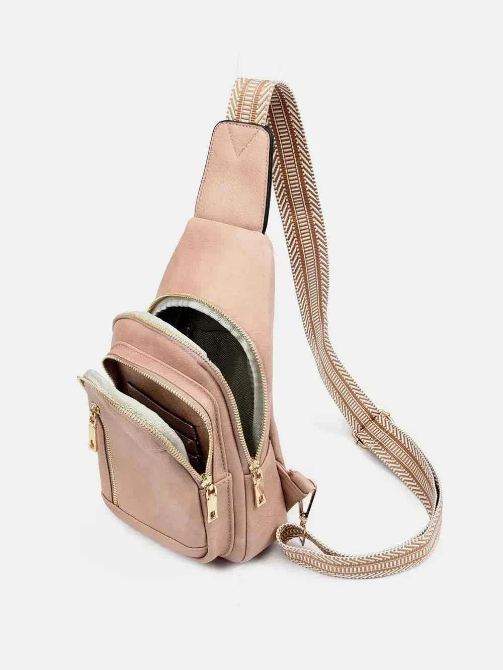 Adjustable Leather : Crossbody Bag With Straps