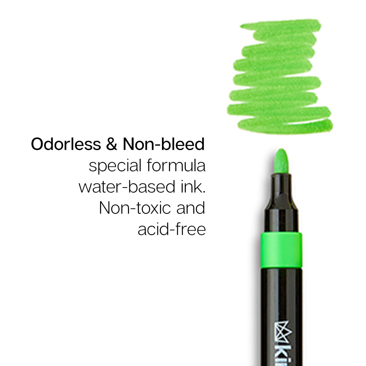 Acrylic Paint Markers Variety Set – 48 Colors, 2mm Bullet Tip, Water-Based, Multi-Surface